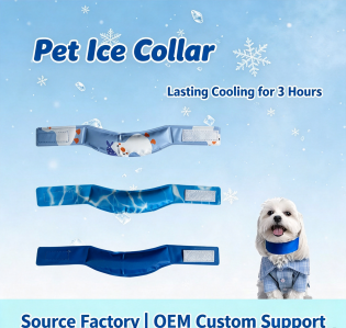 Pet gel cooling collar — view 3