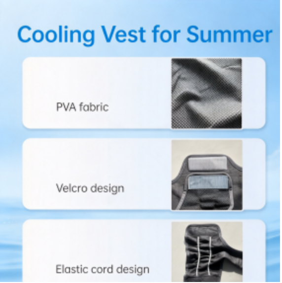 Pet cooling vest — view 2