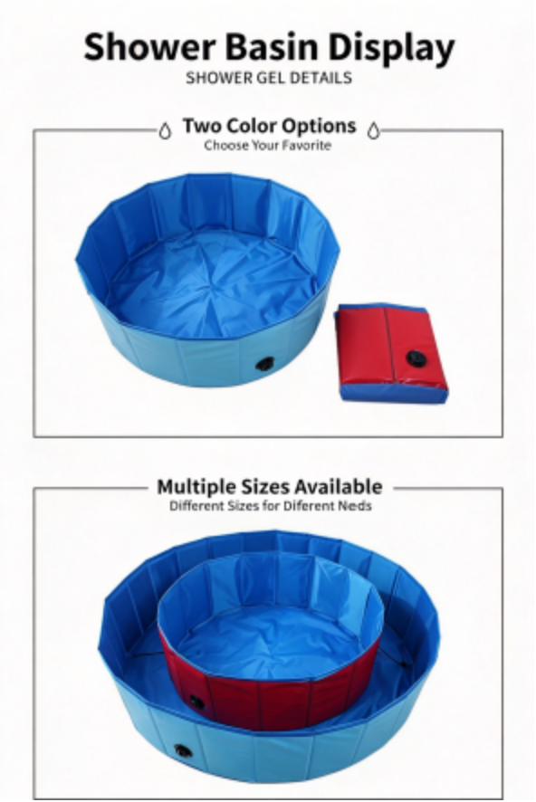 Pet folding pool — view 3
