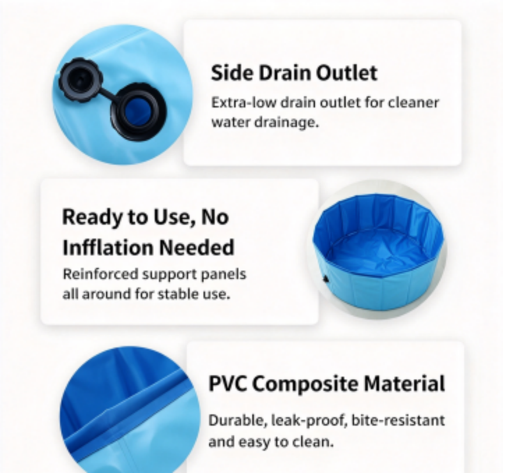 Pet folding pool — view 5